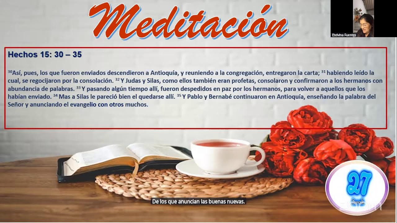 HECHOS 15:30-35 POR ETELVINA FUENTES