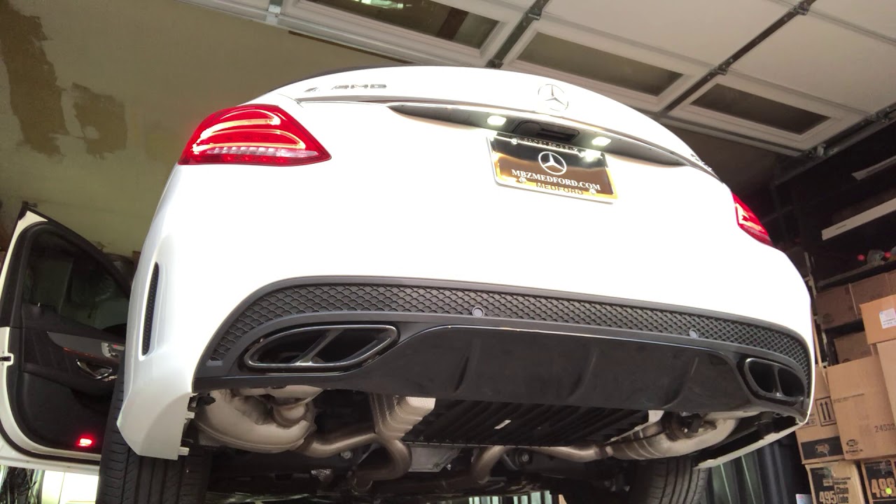 2018 C43 AMG Stock AMG Performance Exhaust