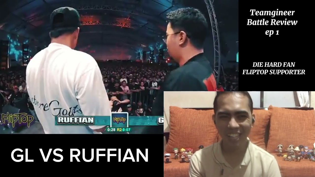 GL vs Ruffian reaction (battle review) rap battle die hard fan