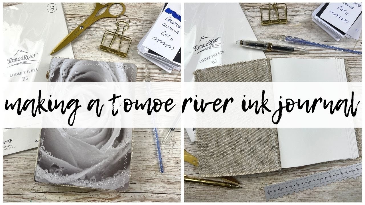 Making an Ink Swatch Journal with Tomoe River Paper | Handmade Journal / Notebook | ms.paperlover