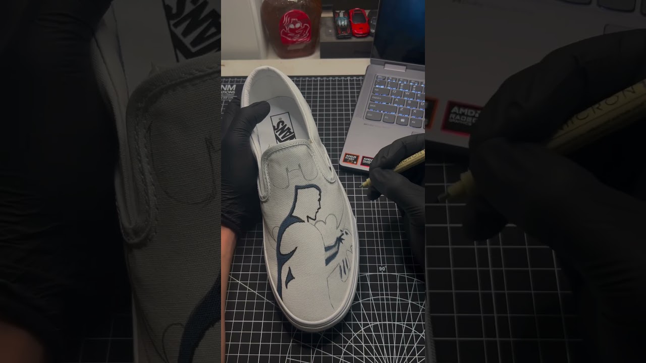Batman Custom Vans 🦇 #batman