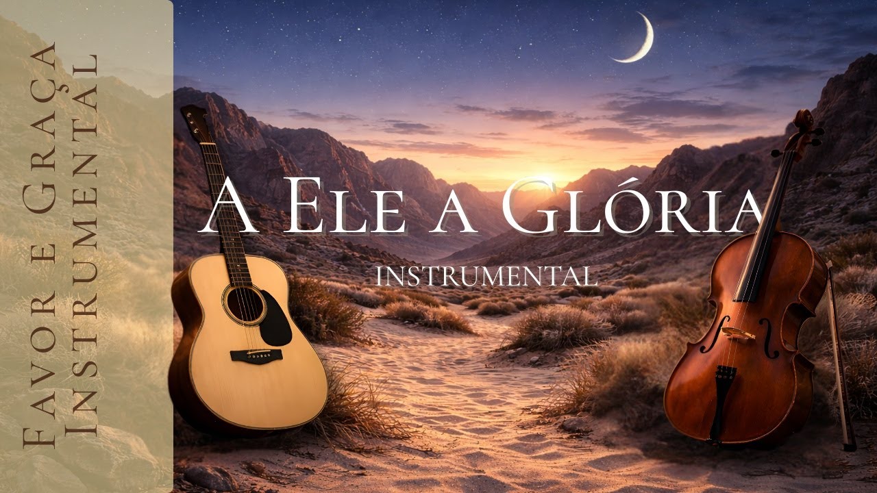 A Ele a Glória | Fingerstyle Cristão para Oração e Devocional | Favor e Graça Instrumental