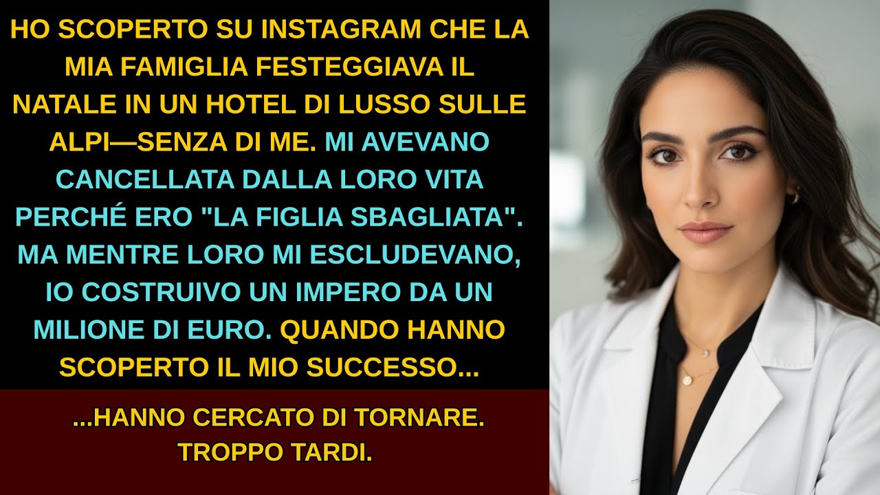 A Natale la mia famiglia ha festeggiato in hotel—io ho scoperto tutto da una storia su Instagram.