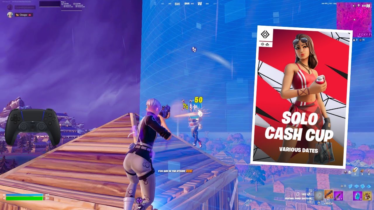 Qualifying To The Solo Cash Cup On PS5 Controller - Full Keying Highlights