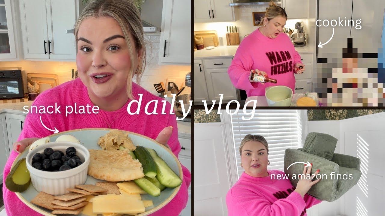 life updates, easy dinner, new amazon finds! day in my life vlog