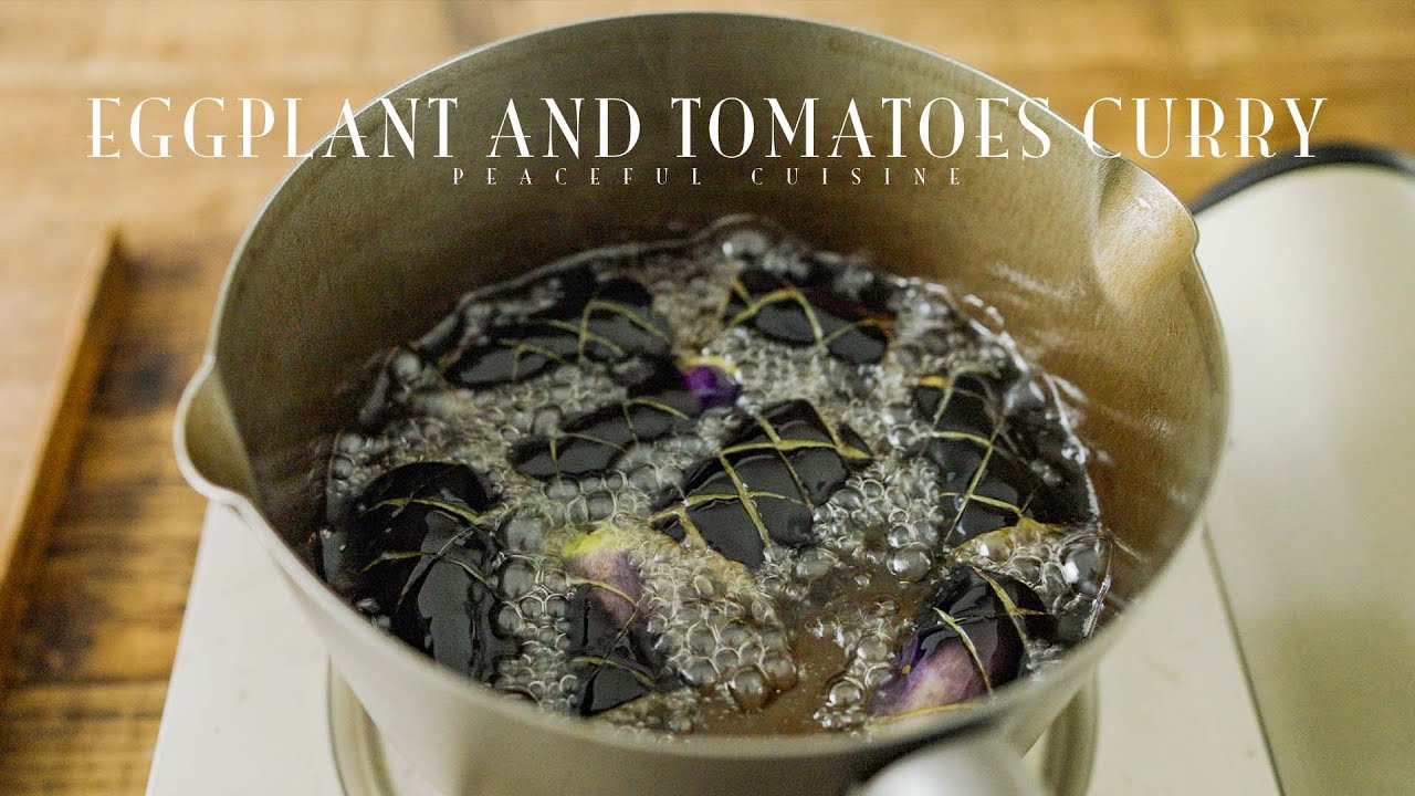 [No Music] How to Make Eggplant and Tomato Curry