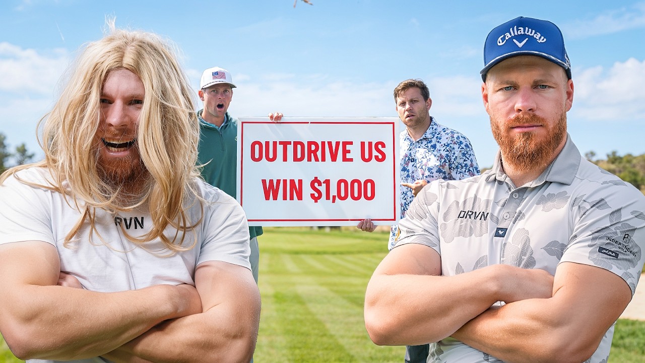 World Long Drive Champion goes undercover and pranks golfers...