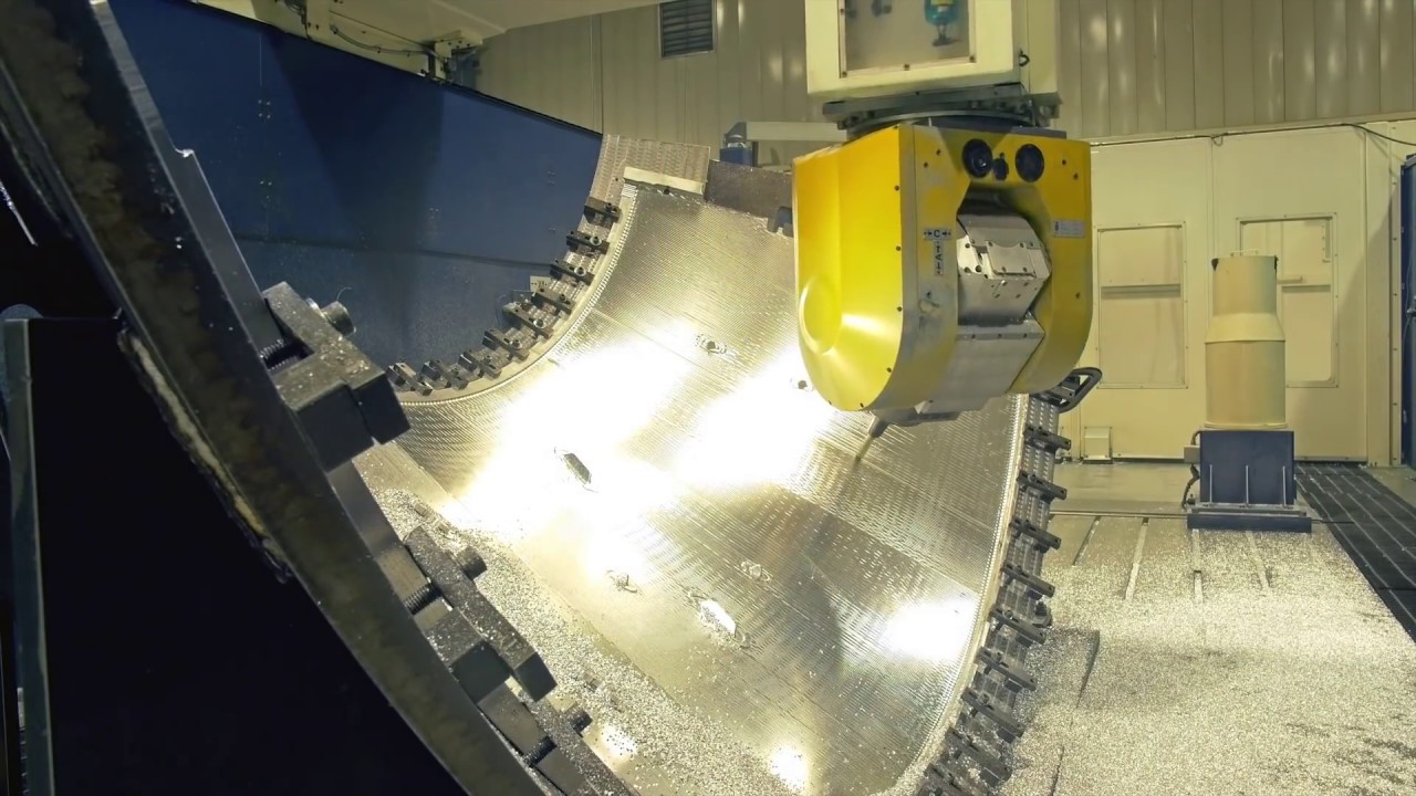 Final Machining of NASA Orion Pathfinder Cone Panel