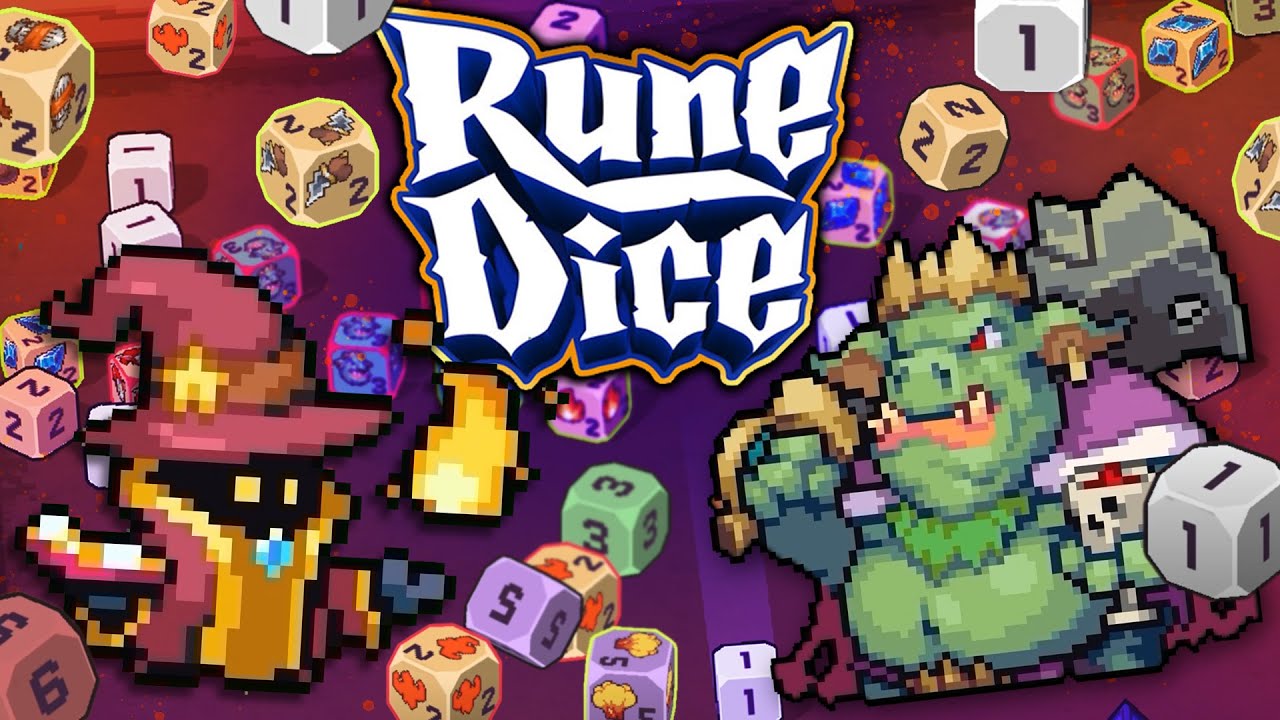 FLICK DICE INTO EACH OTHER AND COMBINE THEM TO MAKE DAMAGE! - RUNE DICE