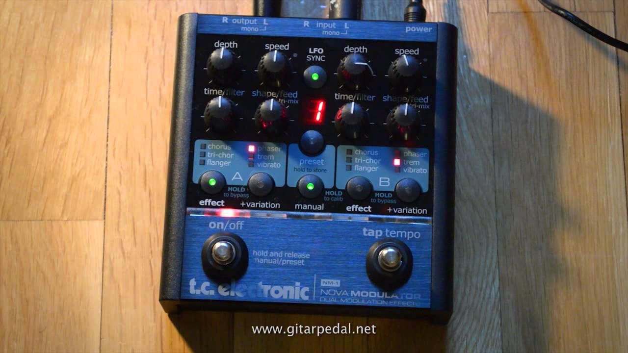 TC Electronic Nova Modulator Pedal