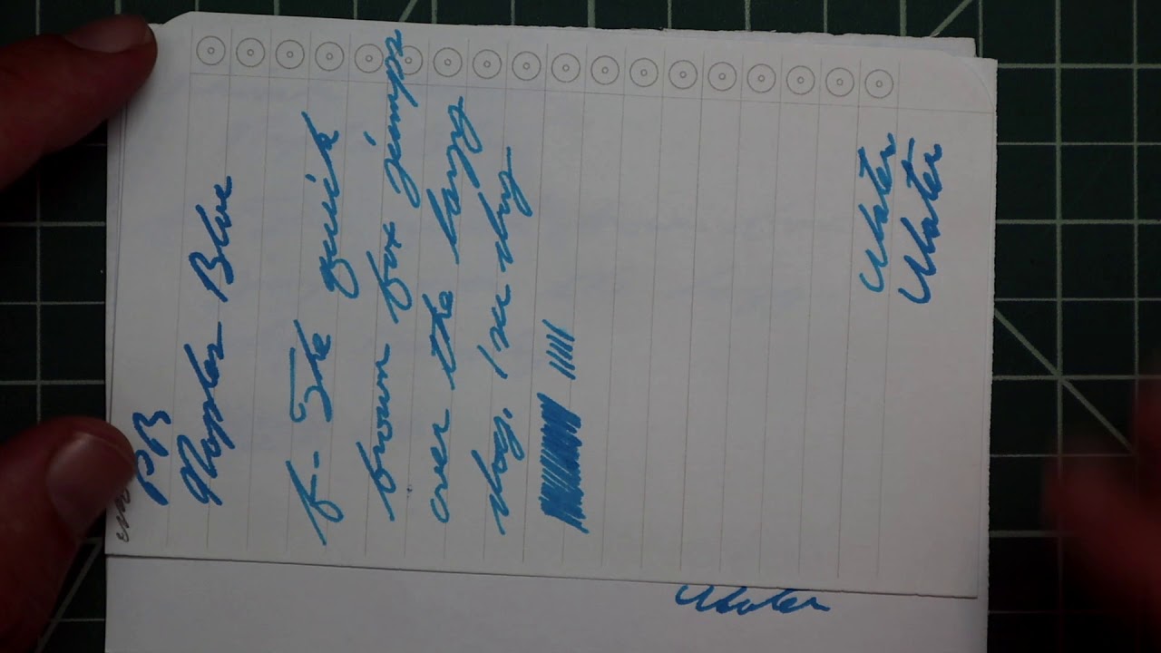 Private Reserve Naples Blue Fountain Pen Ink #fountainpenink #fountainpens