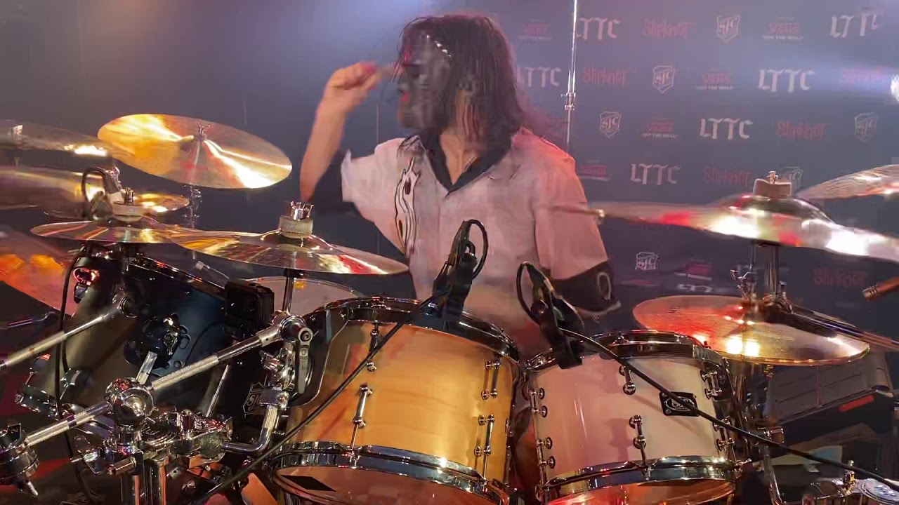 Slipknot Jay weinberg Unsainted live at Antiknock