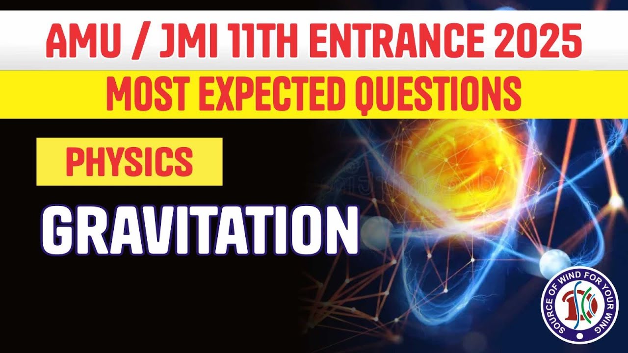 AMU / JMI 11th Entrance 2025 | Physics | Most Expected Questions