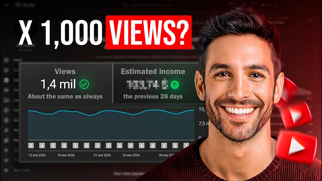 How Much YouTube Pays You For 1,000 Views In 2026