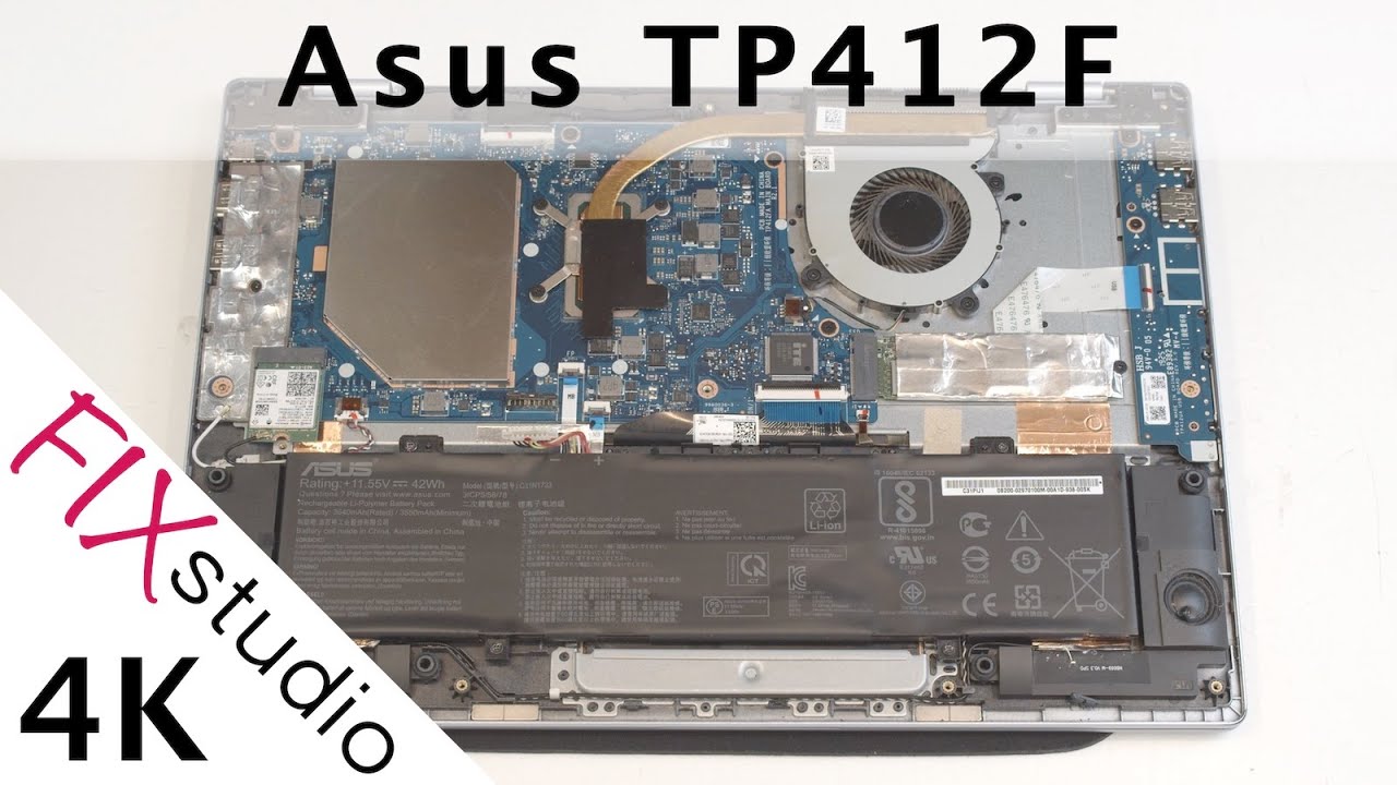 Asus TP412F - disassemble [4k]