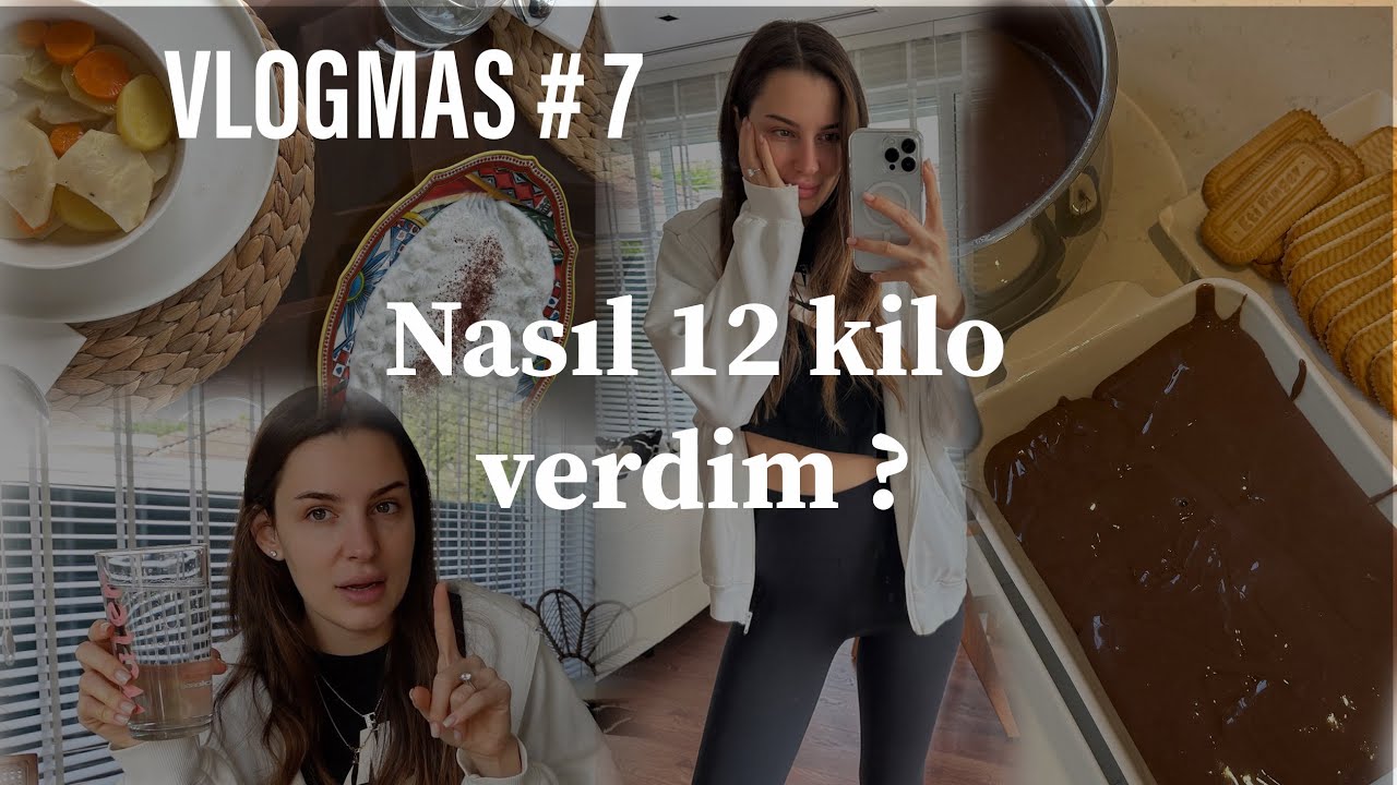 VLOGMAS # 7 ⎜BESLENME DÜZENİM 🍽️ BİR GÜNDE NELER YİYORUM 🍫  GÜNÜN MENÜSÜ  🥘 Portakallı kereviz 🍊