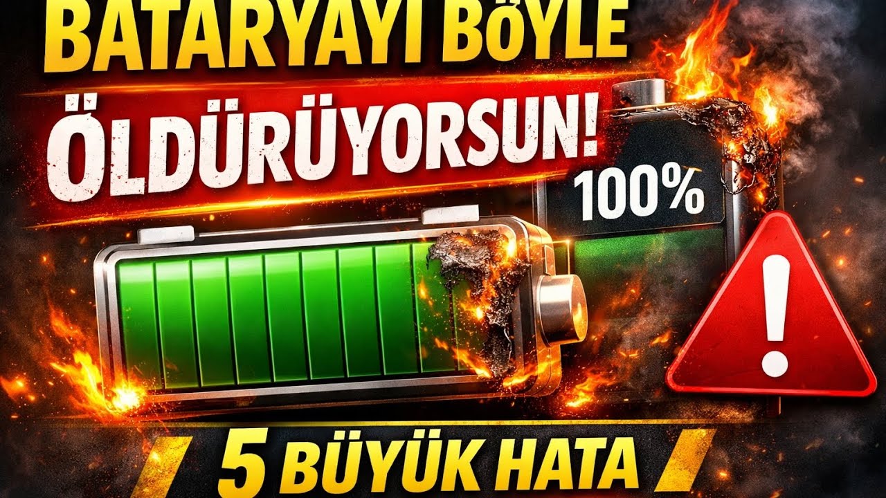 Elektrikli Arabada En Çok Yapılan 5 Batarya Hatası(Sessizce Bataryayı Öldürüyor)
