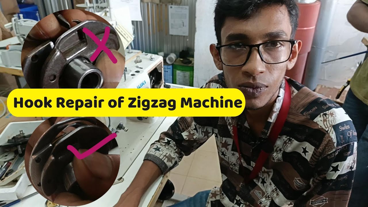 zig zag sewing machine Hook repair #jukimachinesetting #zigzagsewingmachine #JukiLZ2284AT
