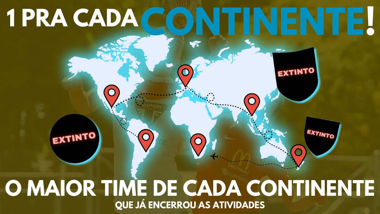 1 pra cada continente: O MAIOR clube EXTINTO! - Nizz Fut