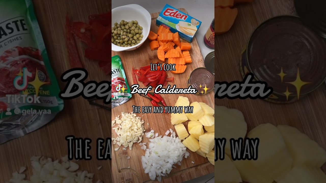 EASY BEEF CALDERETA RECIPE #beefcaldereta #kaldereta #beefkaldereta #ulamideas #filipinofood