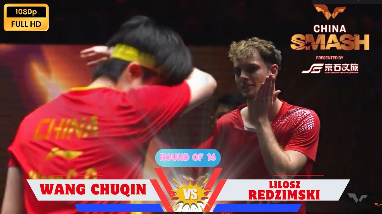 Wang Chuqin 王楚钦 vs Lilosz Redzimski | R16 China Smash 2025 | Epic Table Tennis Battle