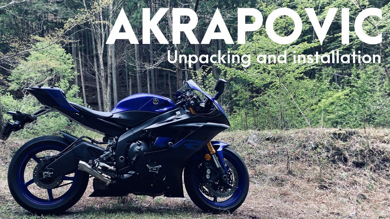 AKRAPOVIC Exhaust | YAMAHA YZF-R6 | Unpacking and installation