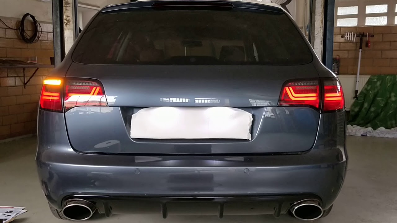 A6 4F Avant LED Rückleuchten mit dynamischen Blinker