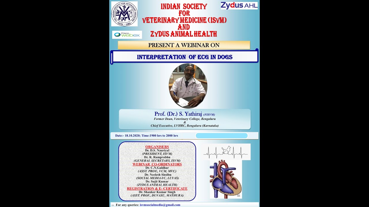 ISVM & Zydus Animal Health webinar on 18-10-2020 Recording