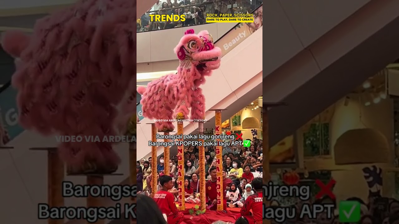 Lion dance, but make it APT! Just the perfect song to hype up the CNY vibes!