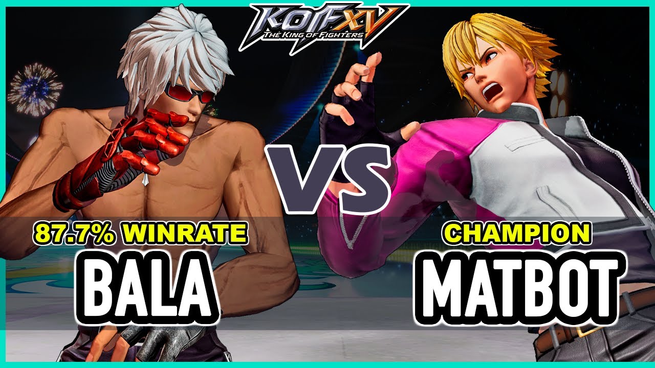 KOF XV 🔥 Bala (Ángel/K'/Yamazaki) vs Matbot (Blue Mary/Kula/Rock) 🔥 Steam