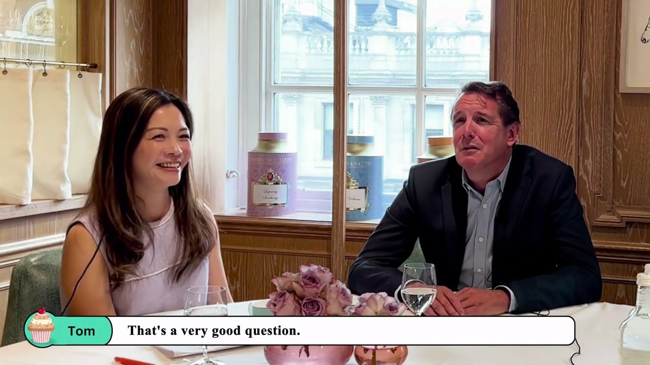 HKTDC x Fortnum & Mason Business Lounge (Part 3), Daisy Ip and Tom Athron