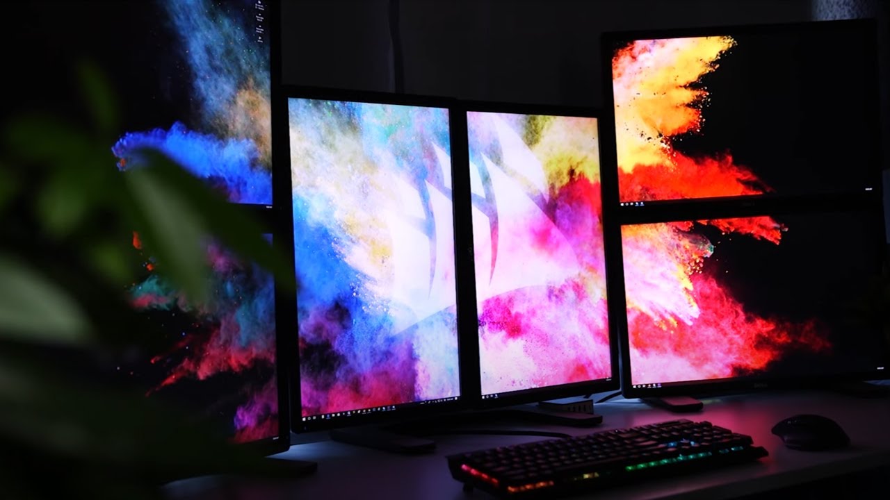 6 Monitor Setup... BUT WHY?!