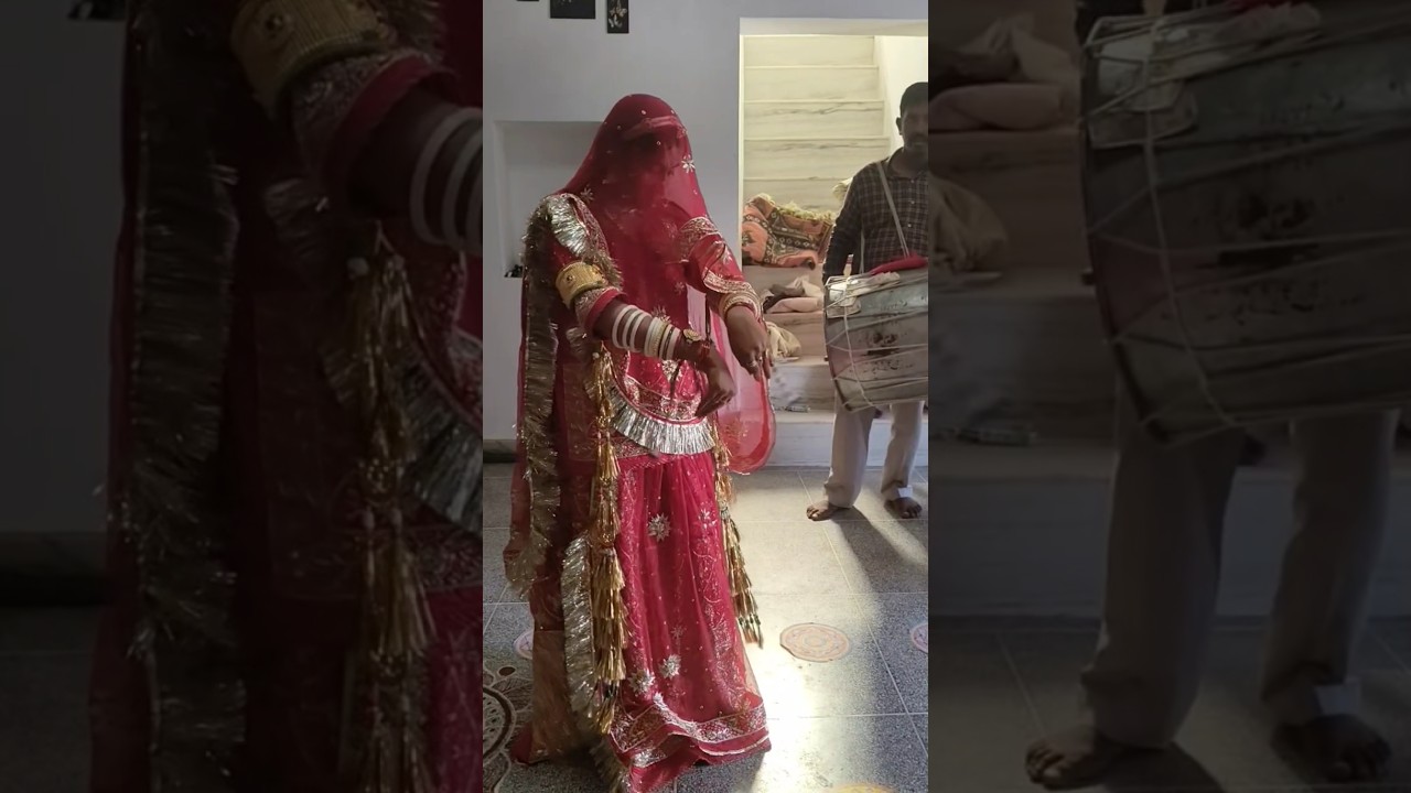 Bhabhi sa first ghoomar in sasural #ghoomar #rajputiposak #jewllery #binani