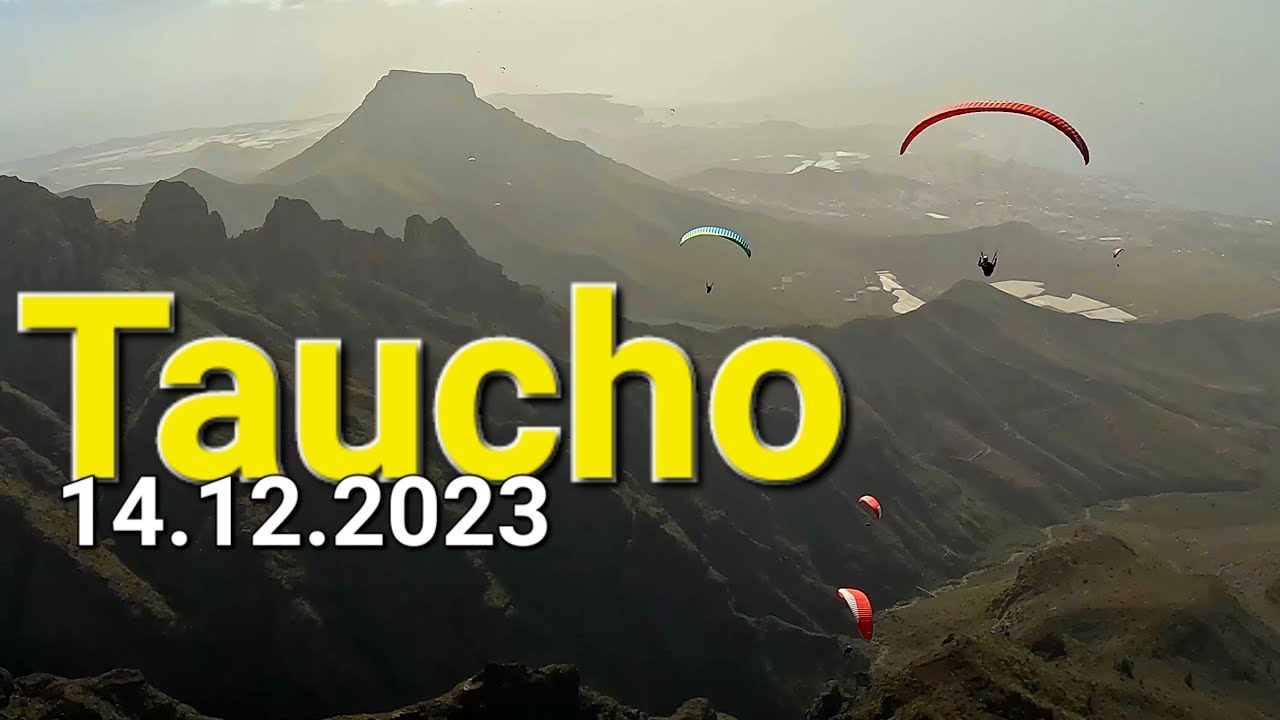Paragliding  Tenerife 2023/ Taucho 14.12.2023