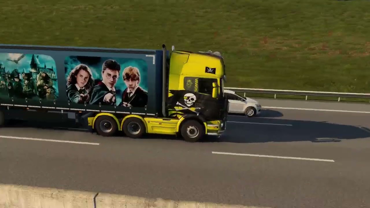 Euro Truck Simulator 2 Scania R 2009 gameplay