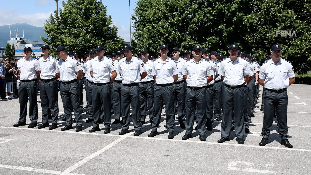Svečanu zakletvu položilo 98 kadeta - policajaca Granične policije BiH