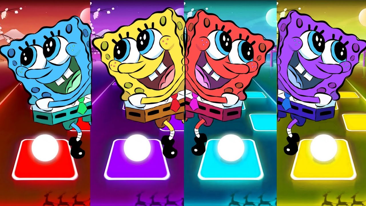 SPONGEBOB EXE  🆚 SPONGEBOB EXE 🆚 SPONGEBOB EXE 🆚 SPONGEBOB EXE | Tiles Hop Battle