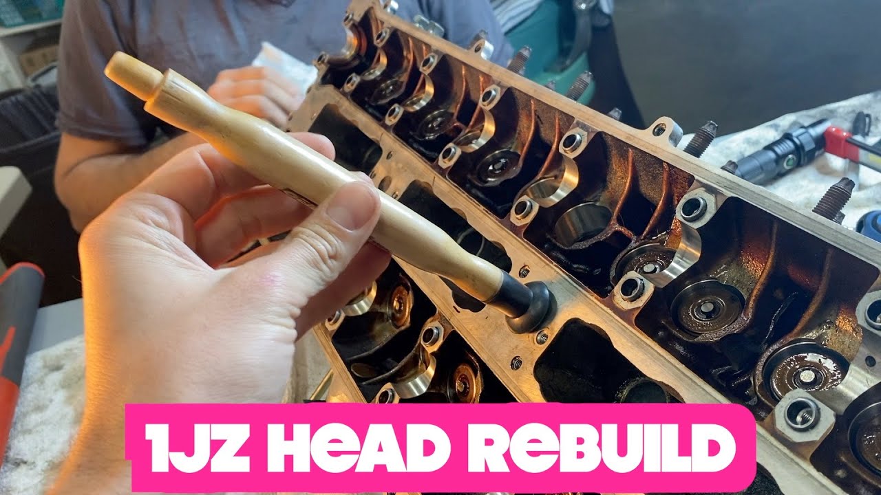 1JZ Rebuild: Valve Lapping & Stem Seals!