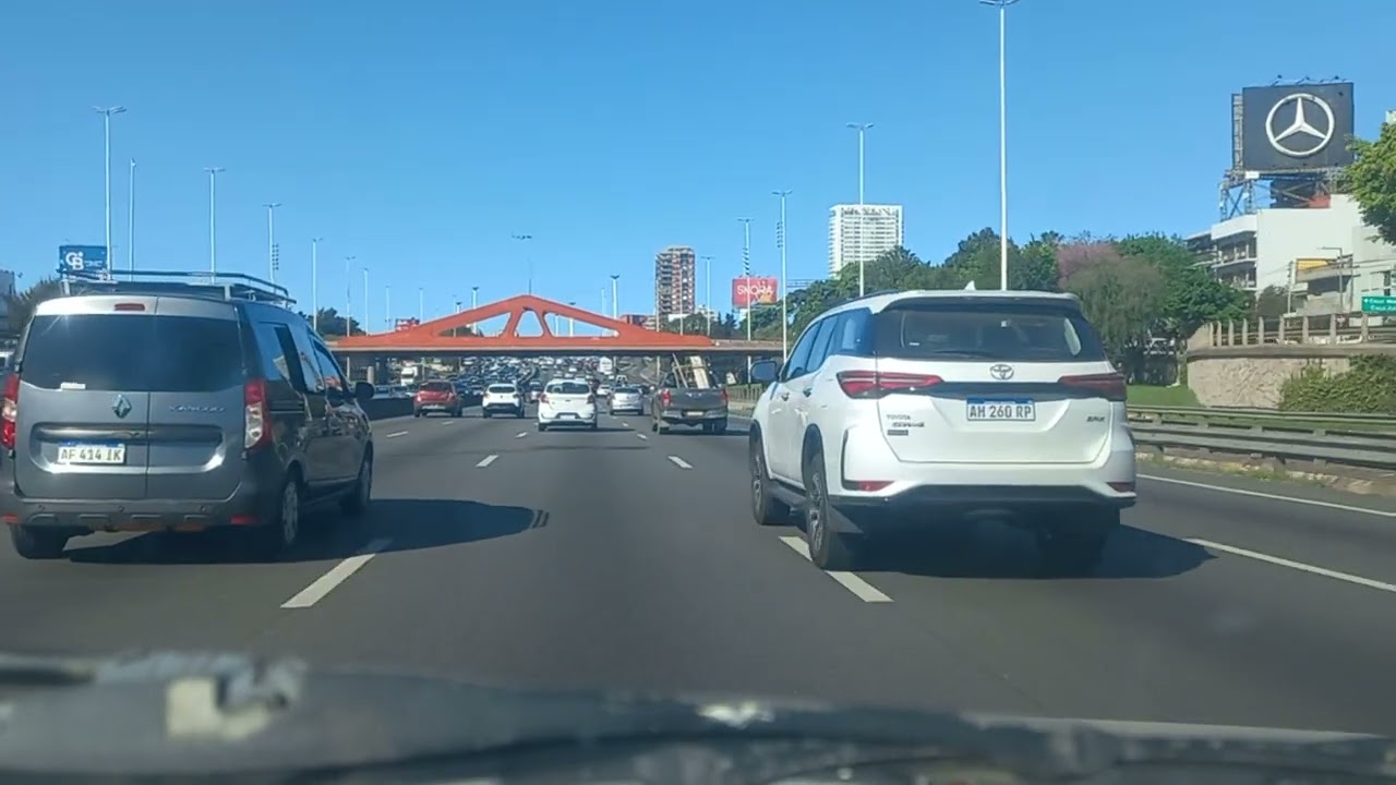 Entrando a Capital Federal. Buenos Aires 