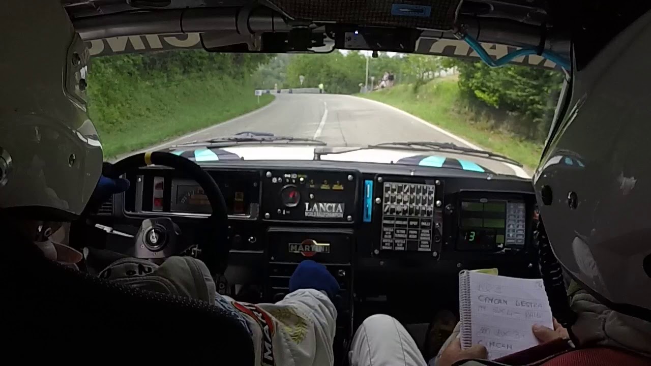 Caprino - Spiazzi 2019       Gibertini -- Beccari su lancia delta gruppo A secondo passaggio