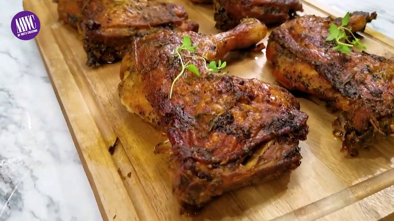 MUSLOS DE POLLO AL HORNO crujiente por fuera y suave por dentro