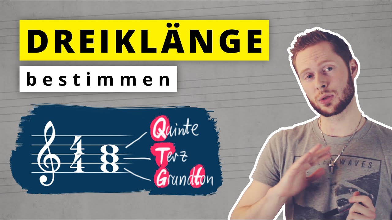 Dreiklänge bestimmen | Erklärung zu Akkorden mit ÜBUNGEN!