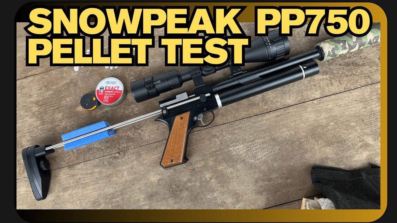 Snowpeak PP750 PELLET TEST 1