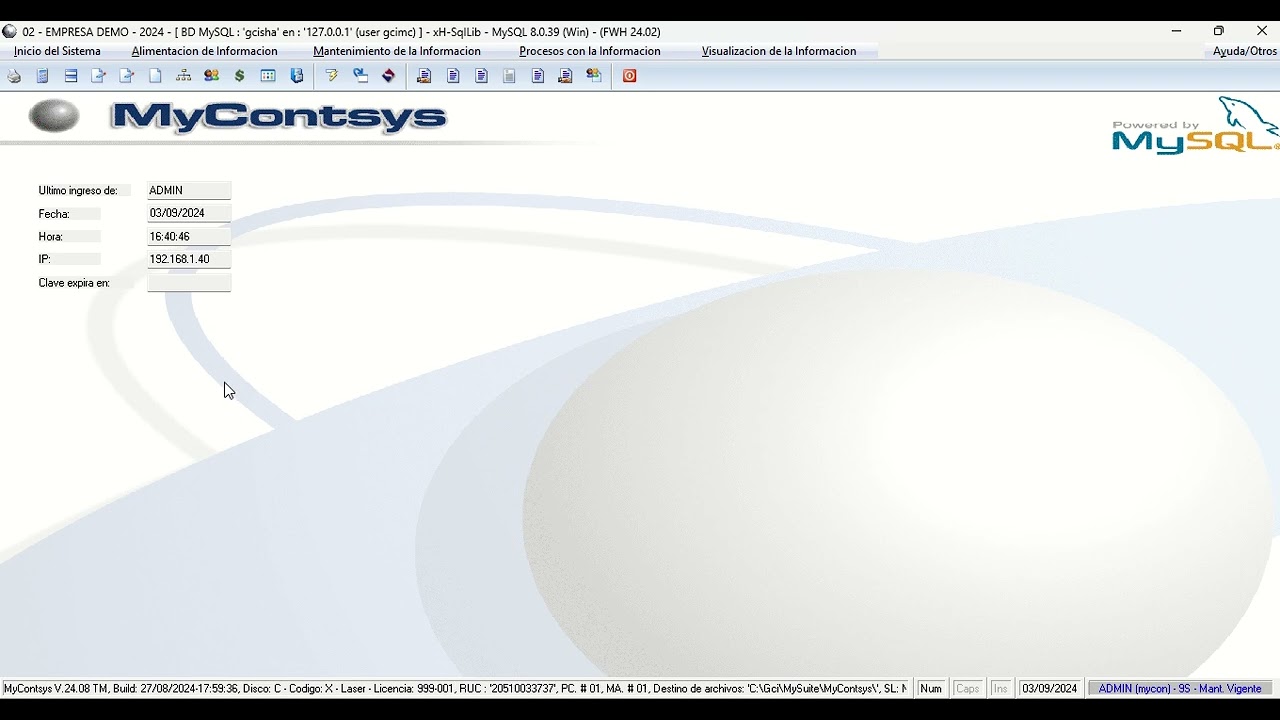MyContsys Creaci&oacute;n de empresa