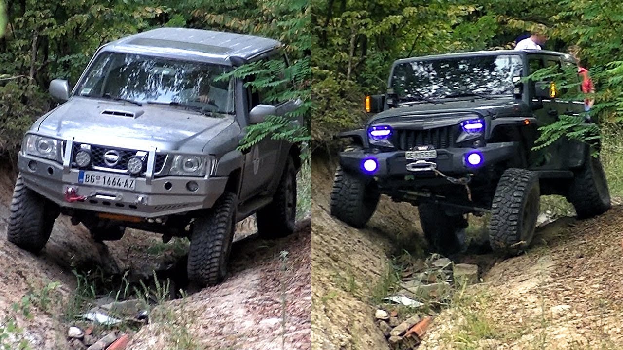 Jeep Wrangler Unlimited vs Nissan Patrol at Bukulja Mountain Part 2