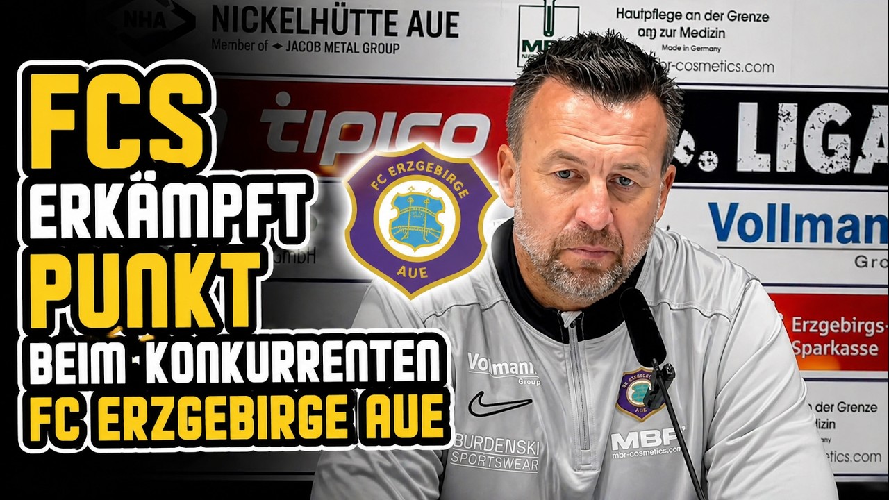 FCS erkämpft Punkt beim Konkurrenten FC Erzgebirge Aue