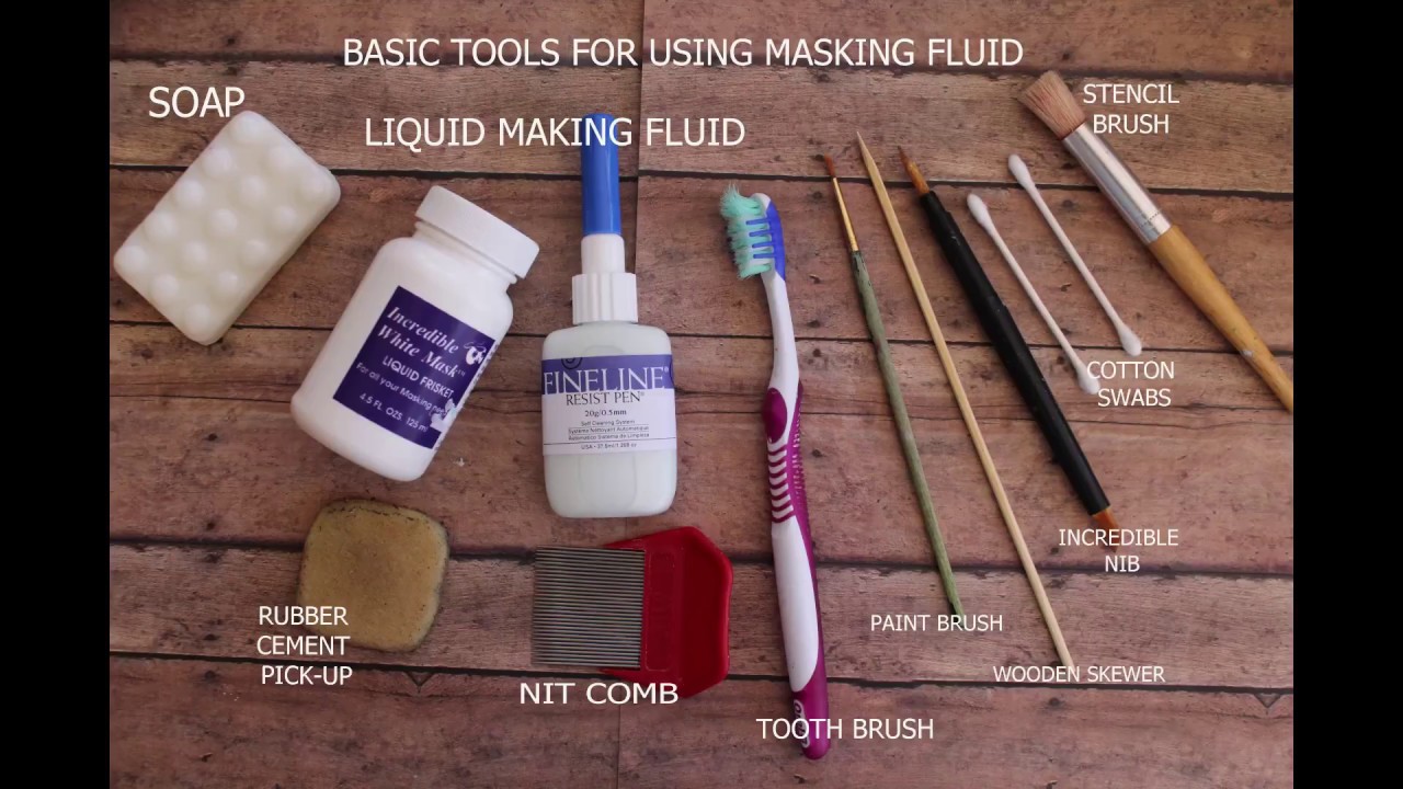 Masking Fluid  Quick Demo