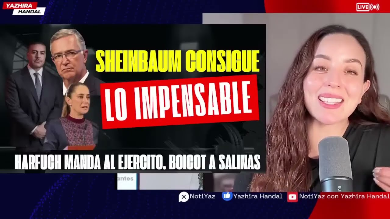 &iexcl;Harfuch TUMBA el PROYECTO de Salinas Pliego!  Sheinbaum CONSIGUE lo IMPENSABLE
