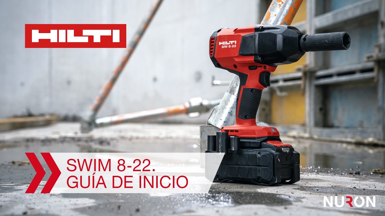 Cómo configurar y mantener la llave de impacto a batería Hilti Nuron SIW 8-22