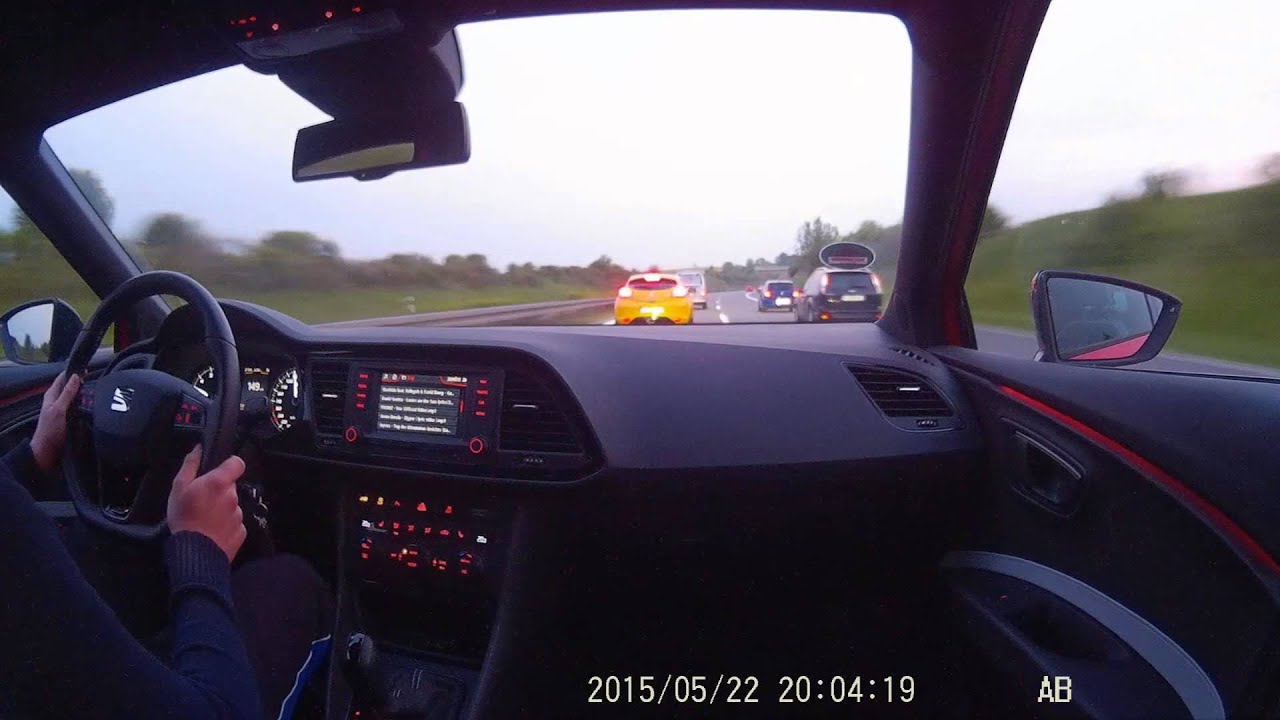 Seat Leon Cupra (280 hp) vs Renault Megane RS (265 hp)